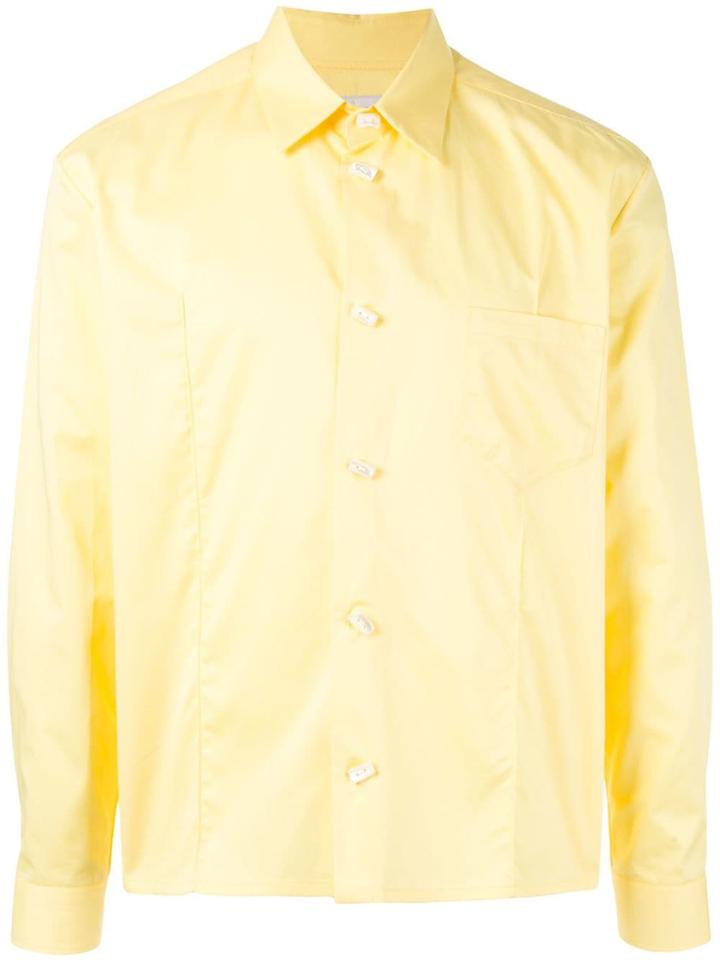 Namacheko Boxy Button-down Shirt - Yellow