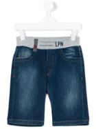 Lapin House - Elasticated Waist Denim Shorts - Kids - Cotton/spandex/elastane - 10 Yrs, Blue