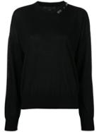 Alexander Wang Pierced Collar Jumper - Black