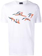 Paul & Shark Shark Print T-shirt - White