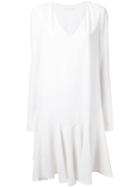 Chloé Drop Waist Pleated Dress