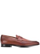 Kiton Woven Loafers - Brown
