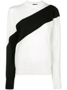 Calvin Klein 205w39nyc Paneled Sweater - Nude & Neutrals