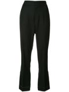 Gauchère High-waisted Trousers - Black