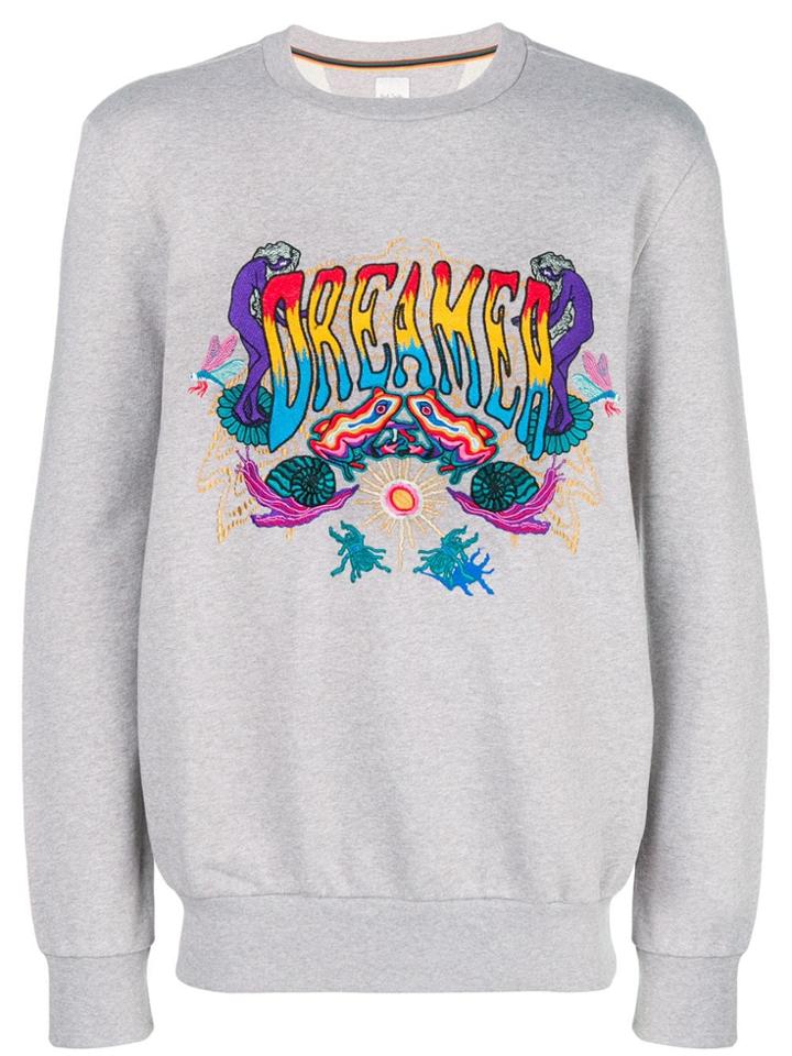 Paul Smith Dreamer Print Sweatshirt - Grey