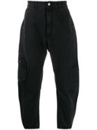 Tom Wood High-waist Tapered Jeans - Black