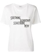 Saint Laurent Something Borrowed T-shirt - White
