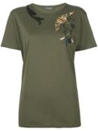 Alexander Mcqueen Insect Embroidered T-shirt