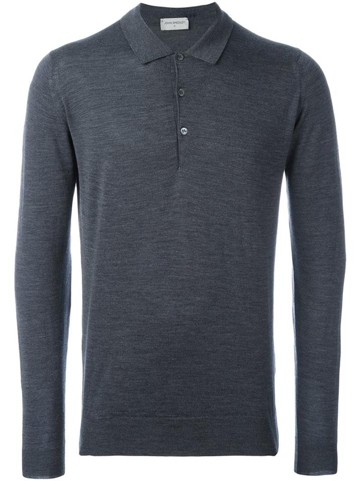 John Smedley 'tyburn' Sweater, Men's, Size: Xxl, Grey, Merino