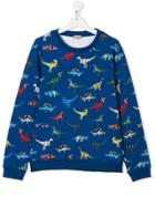 Paul Smith Junior Teen Dinosaur Print Sweatshirt - Blue