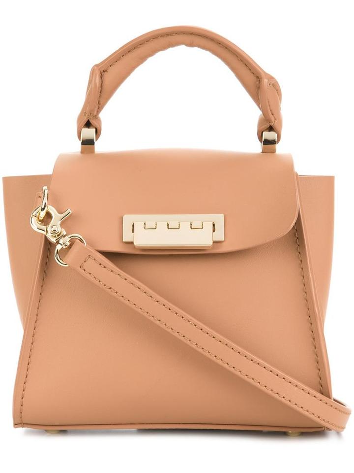 Zac Zac Posen Mini 'eartha Iconic Top Handle' Crossbody Bag, Women's, Nude/neutrals, Calf Leather