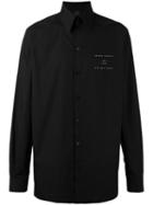 Odeur - Printed Raglan Shirt - Unisex - Cotton - S, Black, Cotton