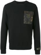 Hydrogen - Contrast Patch Sweater - Men - Cotton - S, Black, Cotton