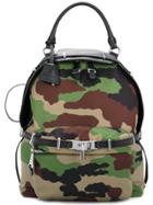 Moschino Camouflage Backpack - Green