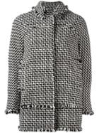 Gianluca Capannolo 'farah' Coat, Women's, Size: 40, Black, Acrylic/polyamide/virgin Wool