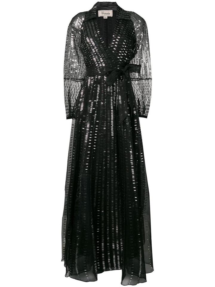 Temperley London Jet Sequin Dress - Black
