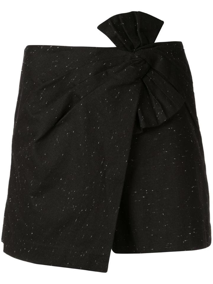 Rebecca Taylor Denim Skorts - Black