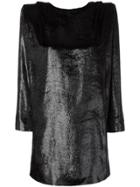 Dundas Glitter Detail Dress - Black
