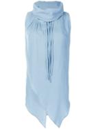 Unconditional Roll Neck Top - Blue