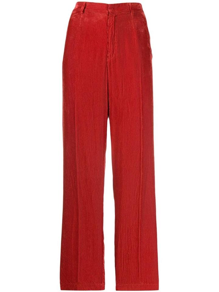 Forte Forte High-waisted Trousers - Red