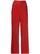Forte Forte High-waisted Trousers - Red