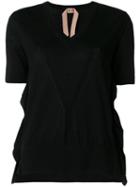 Nº21 Short-sleeve Sweater - Black