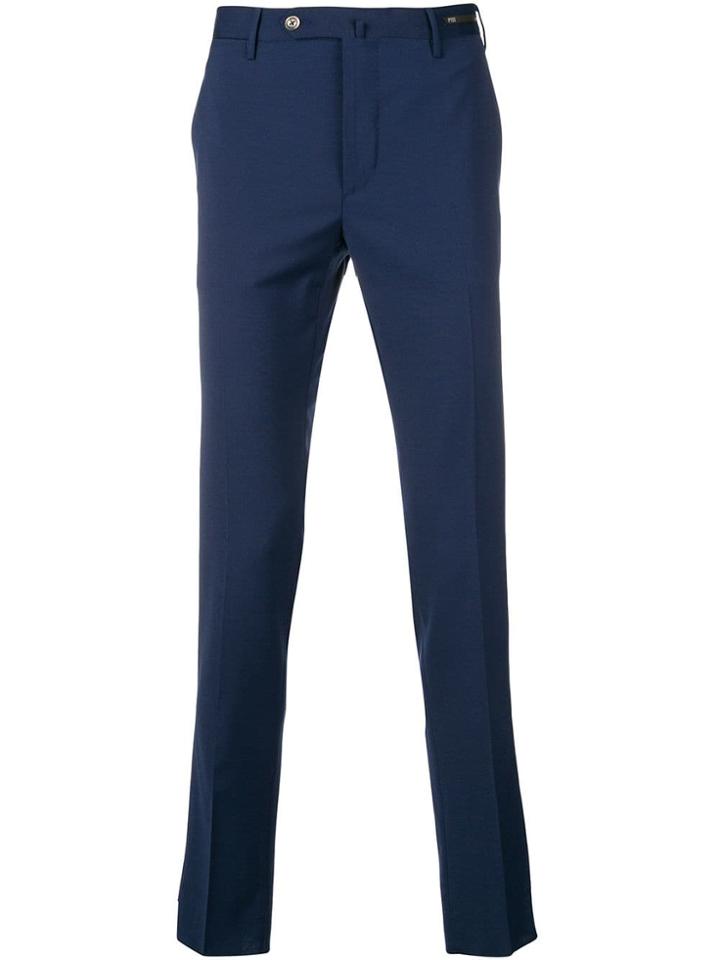 Pt01 Lana Traveller Skinny Trousers - Blue