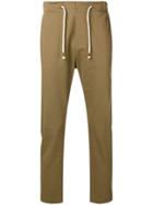 The Silted Company Drawstring Straight Trousers - Brown