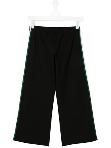 Piccola Ludo Glitter Stripe Trousers - Black