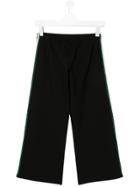 Piccola Ludo Glitter Stripe Trousers - Black
