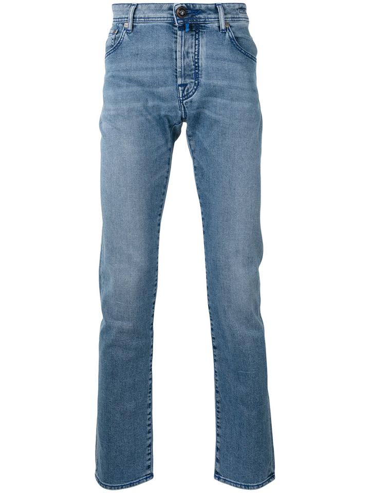 Jacob Cohen - Straight Leg Jeans - Men - Cotton/spandex/elastane - 38, Blue, Cotton/spandex/elastane