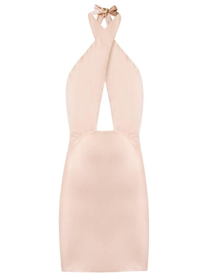 Adriana Degreas Panelled Dress - Neutrals