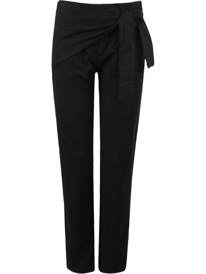 Uma Raquel Davidowicz Pulso Trousers, Women's, Size: 44, Black, Linen/flax/spandex/elastane/viscose
