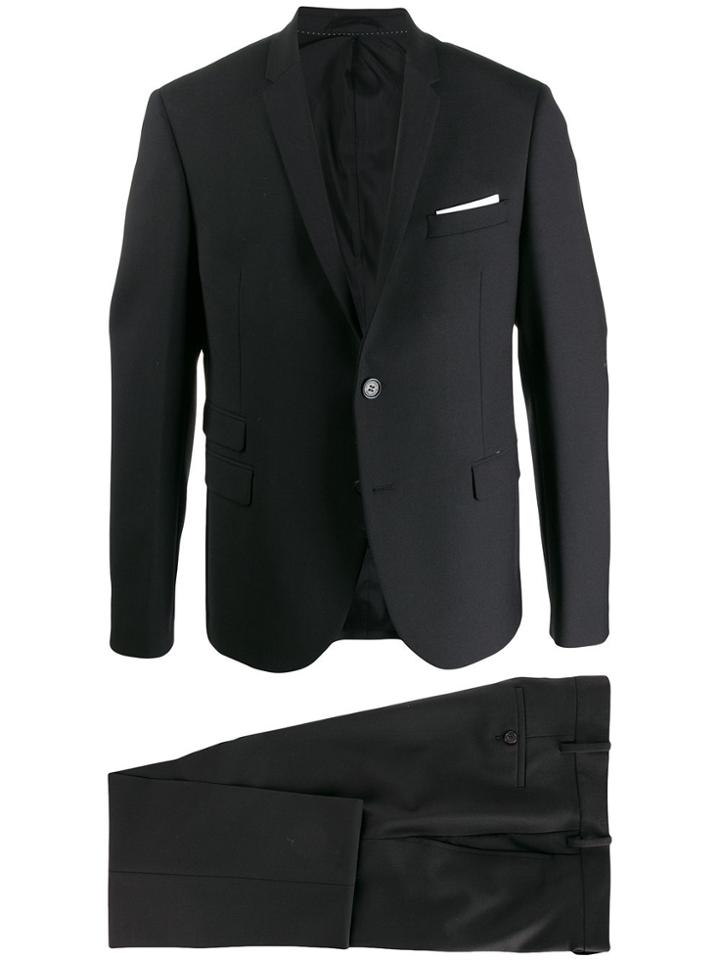 Neil Barrett Travel Fine Bi-stretch Suit - Black