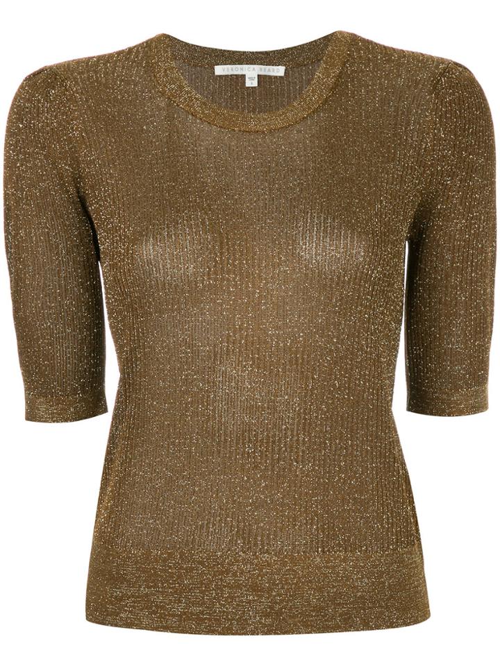 Veronica Beard Uma Sweater - Metallic