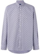 Etro - Printed Shirt - Men - Cotton - 44, Blue, Cotton