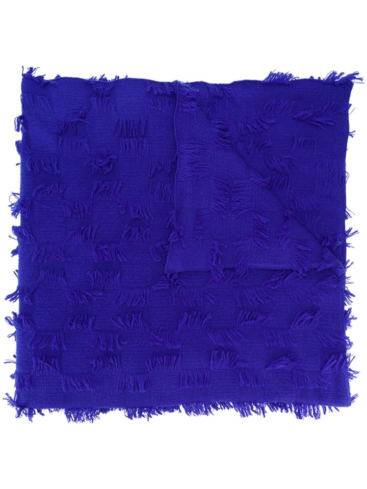 Oyuna Fluffy Scarf - Blue