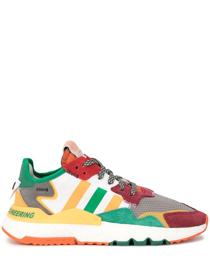 White Mountaineering Colour Block Panelled Sneakers - Multicolour