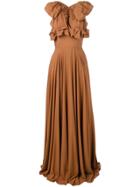 Maticevski Burnt Caramel Dress - Brown