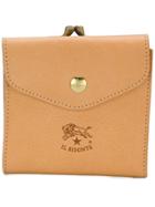 Il Bisonte Triple Fold Wallet - Nude & Neutrals