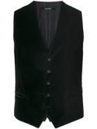 Tagliatore Classic Waistcoat - Black
