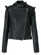 Andrea Bogosian Leather Jacket, Women's, Size: P, Black, Sheep Skin/shearling