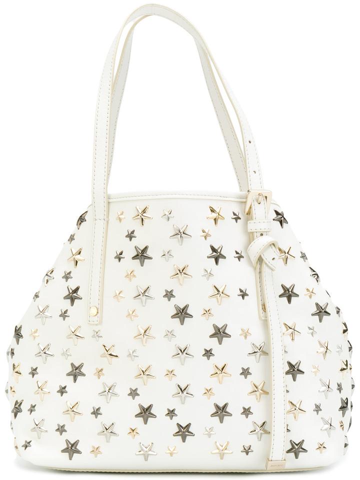 Jimmy Choo - Sasha Shoulder Bag - Women - Leather/metal - One Size, White, Leather/metal