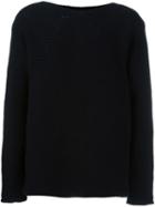 Lost & Found Ria Dunn Chunky Knit Jumper, Men's, Size: Medium, Black, Wool