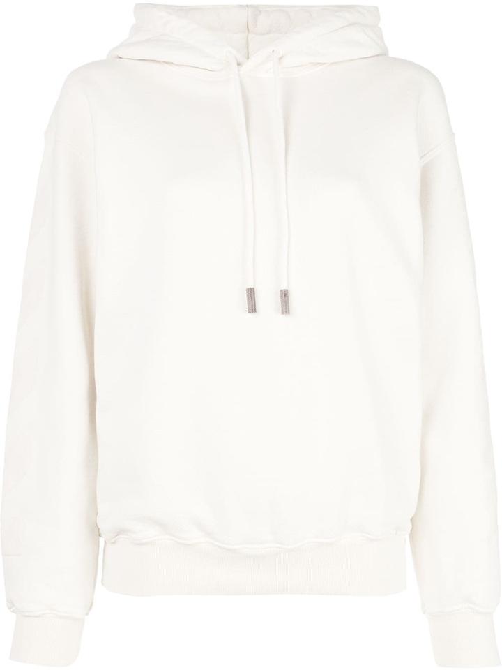 Off-white Logo Embossed Hoodie