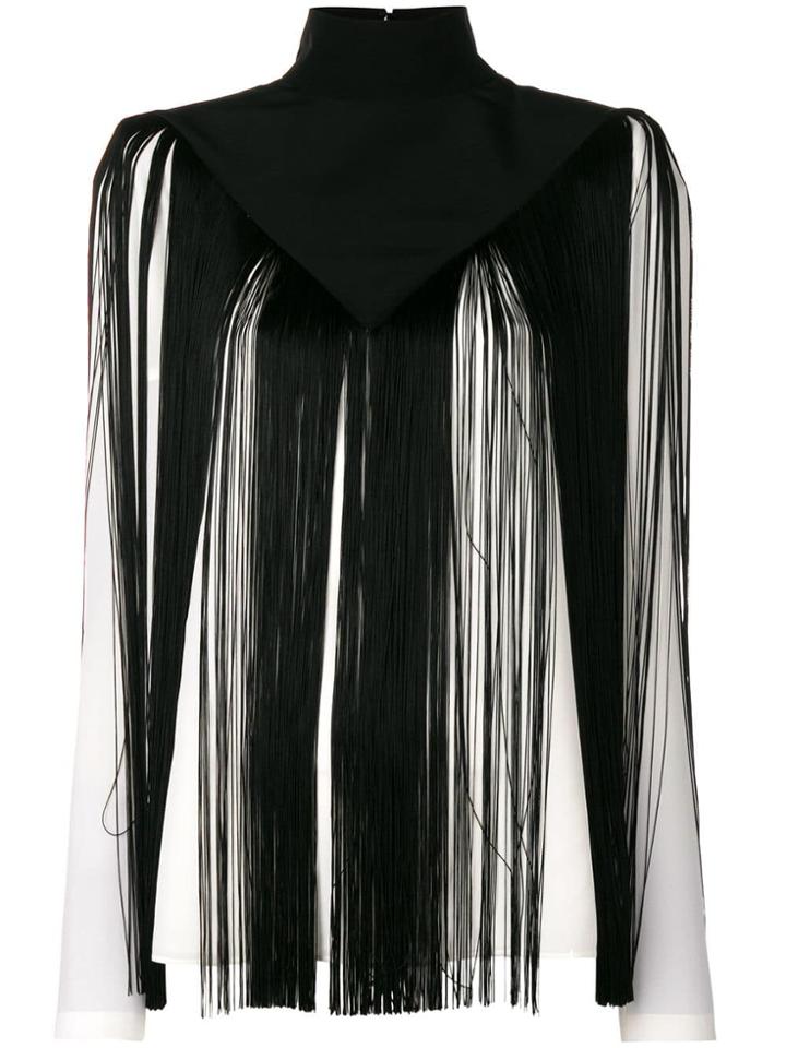 Givenchy Fringe Embellished Top - White