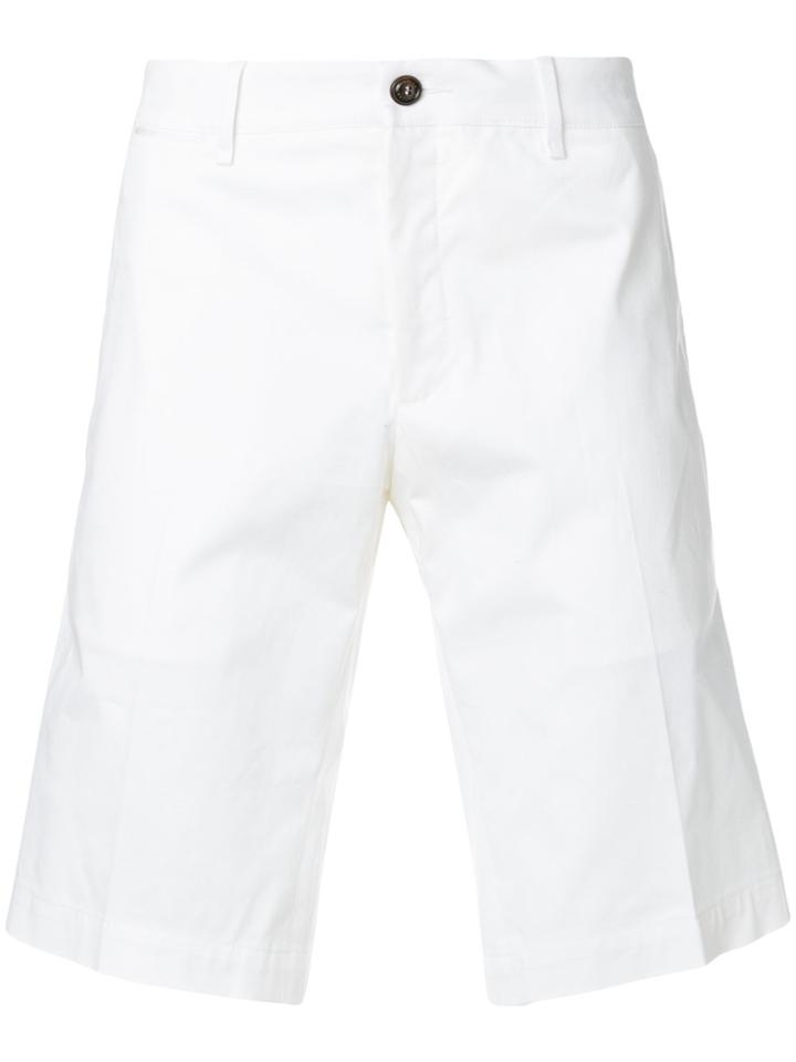 Moncler Classic Fitted Shorts - White