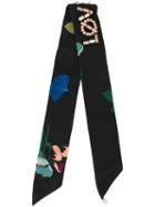 Red Valentino Love You Foulard - Black