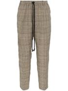 Song For The Mute Check Cotton Lounge Trousers - Neutrals