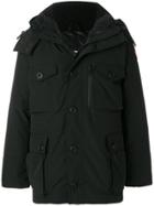 Canada Goose Hooded Parka Coat - Black